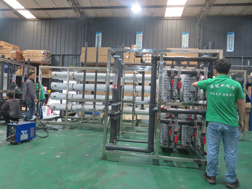 雙級(jí)反滲透加EDI設(shè)備/一級(jí)反滲透EDI超純水制取設(shè)備